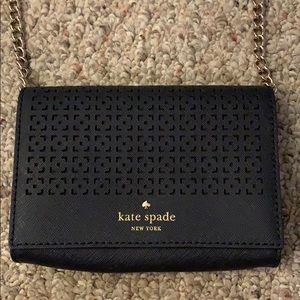 Kate Spade - small navy crossbody bag